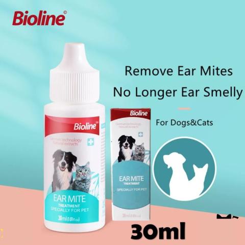 Bioline Ear Mite Treatment for Pet 30ml