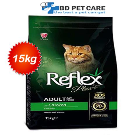 Reflex Plus Adult Cat Food with Chicken 15kg