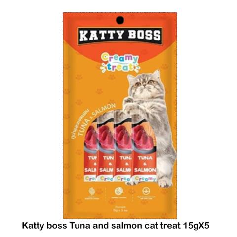 Katty boss Tuna and salmon cat treat 15gX5