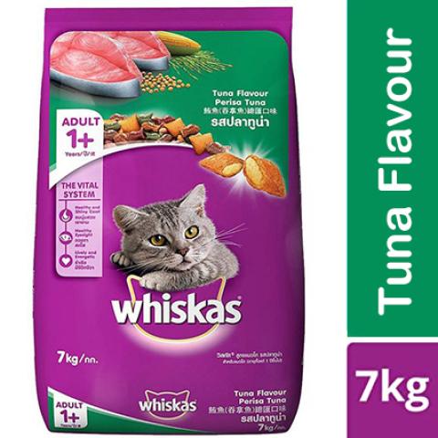 Whiskas Adult (1+ Year) Dry Cat Food Tuna Flavour 7kg