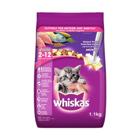 Whiskas Junior Mackerel Flavour 1.1kg