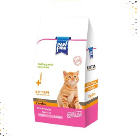 Paw Paw kitten Dry food 1.5 kg Chicken